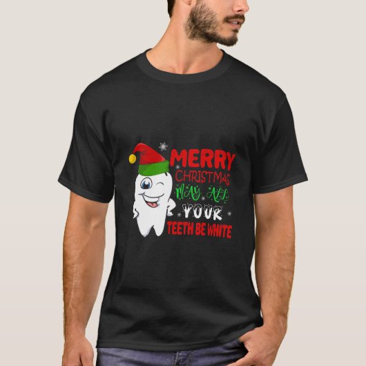 kersttand kan je tanden wel wit zijn Essen T-shirt (Voorkant)