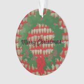 Kersttandarts orthodontist tandarts ornament (voorkant)