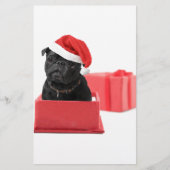 kersttang briefpapier (Voorkant)