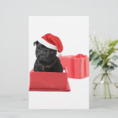 kersttang briefpapier (Staand voorkant)