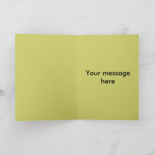 kersttang feestdagen kaart (Binnen)