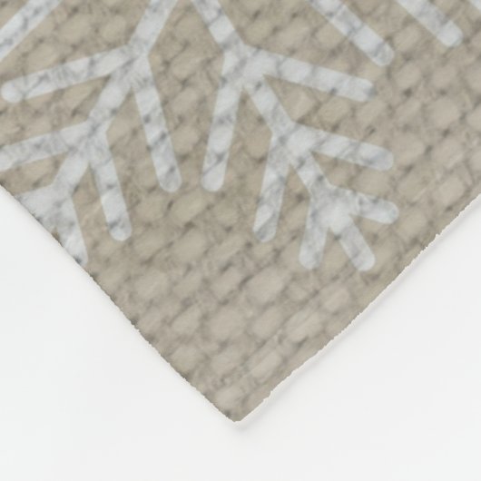 kersttang fleece deken (Hoek)