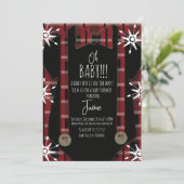 kersttang Oh Baby shower Suite Kaart (Staand voorkant)