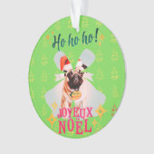 kersttang ornament (voorkant)