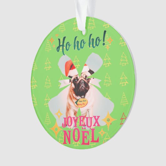 kersttang ornament (voorkant)