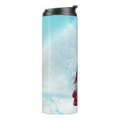 kersttantaarnthermische getumbler thermosbeker (Gedraaid links)