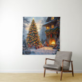 Kersttapijt voor buiten wandkleed (In situ)