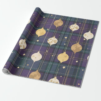 kersttartan cadeaupapier