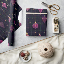 kersttartan cadeaupapier