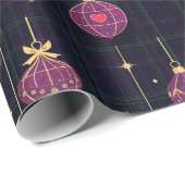 kersttartan cadeaupapier (Rol Hoek)