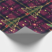 kersttartan cadeaupapier (Hoek)