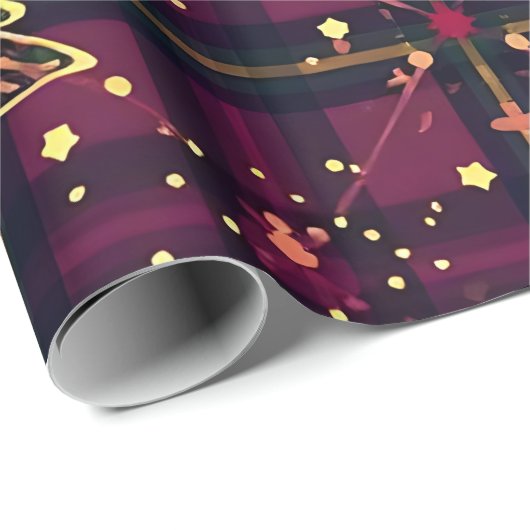 kersttartan cadeaupapier (Rol Hoek)