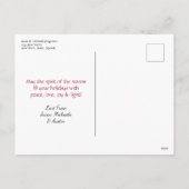 Kersttartan of Pset Merry & Bright Foto Feestdagenkaart (Achterkant)