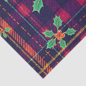 kersttartan tissuepapier (Detail)