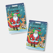 kersttas badge (Voor- en achterkant)
