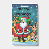 kersttas badge (Achterkant)