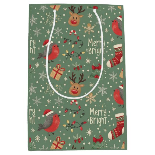 kersttas medium cadeauzakje (Voorkant)