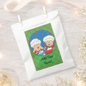 kersttas met aangepast draagtas bedankzakje (Geknipt)