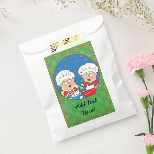 kersttas met aangepast draagtas bedankzakje (Gezegeld)