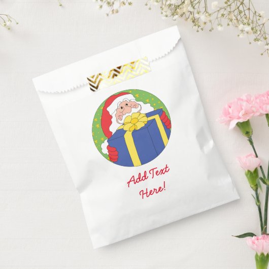 kersttas met aangepast draagtas bedankzakje (Gezegeld)