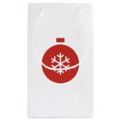 kersttas met cadeau klein cadeauzakje (Achterkant)