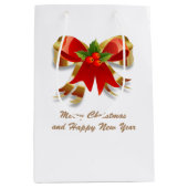 kersttas met cadeau medium cadeauzakje (Voorkant)