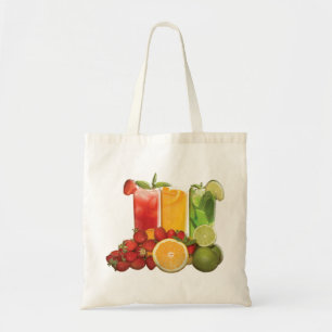 kerstTas met feestelijke Drinken Tote Bag
