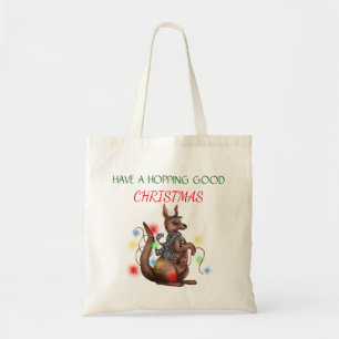 Kersttas met Kangaroo Tote Bag