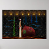 kersttas poster (Voorkant)