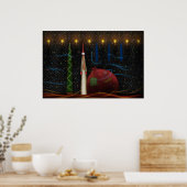 kersttas poster (Keuken)