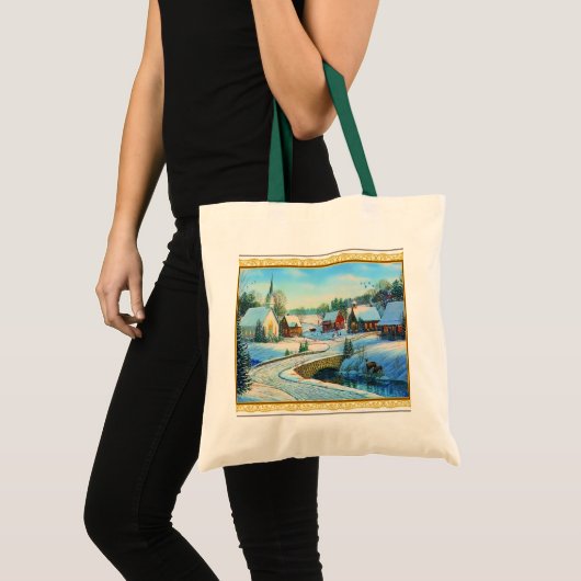 kersttas tote bag (Voorkant (product))