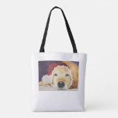 kersttas tote bag (Achterkant)