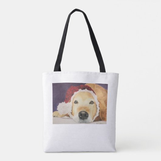 kersttas tote bag (Achterkant)