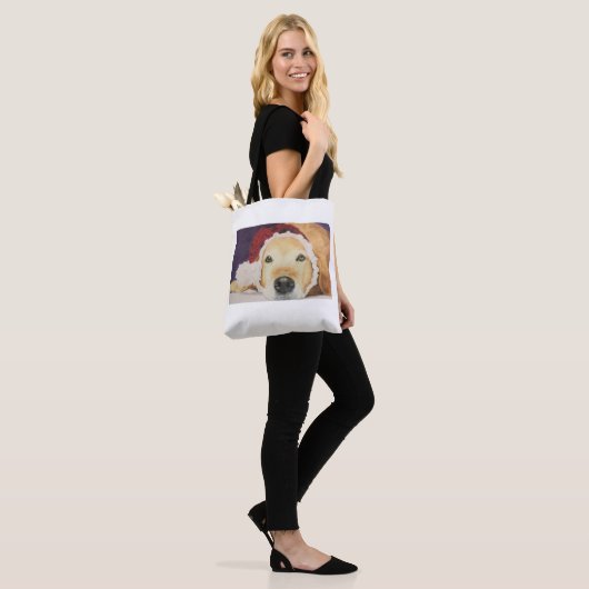 kersttas tote bag (Op model)