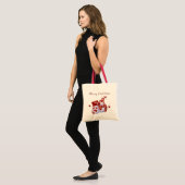 kersttas tote bag (Voorkant (model))