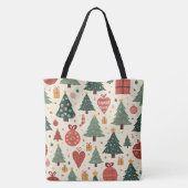 kersttas tote bag (Achterkant)
