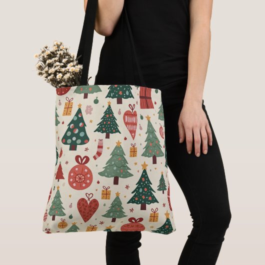 kersttas tote bag (Dichtbij)