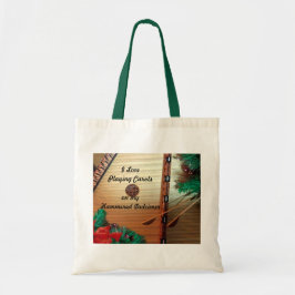 kerstTas voor Hammered Dulcimer Player Tote Bag