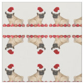 kersttasdoornpatroon stof (Close Up)
