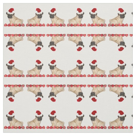 kersttasdoornpatroon stof (Swatch)