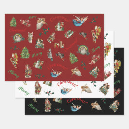 kersttaset met onmiddellijke ingang voor papierbla inpakpapier vel