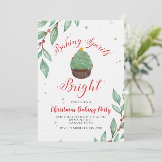 kersttasje kaart (Staand voorkant)