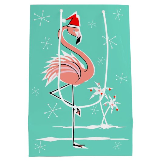 kersttasje met cadeaubon medium cadeauzakje (Achterkant)