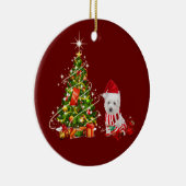 kersttasje met Pet Keramisch Ornament (Rechts)