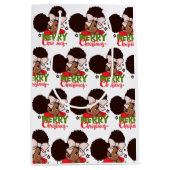 kersttasjes met kersttasje voor kind medium cadeauzakje (Voorkant)