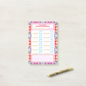 kersttaskherinnering Habit Tracker om lijst te doe Post-it® Notes (Op bureau)