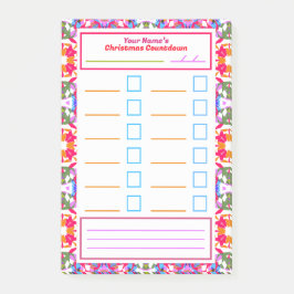 kersttaskherinnering Habit Tracker om lijst te doe Post-it® Notes