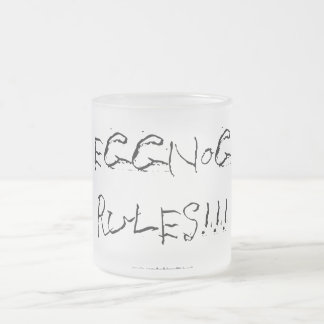 kersttasregels - mok van gevorst glas