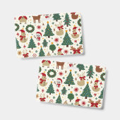 Kersttassen Badge (Voor- en achterkant)