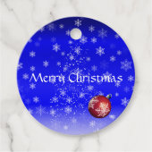 kersttassen bedankjes labels (Voorkant)